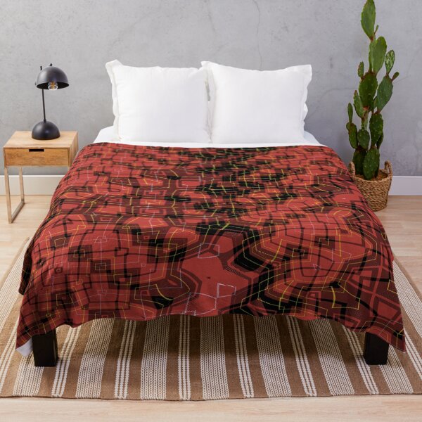 Item preview, Abstract Pattern Design in Red Black and Yellow designed and sold by Trevor Hirst.