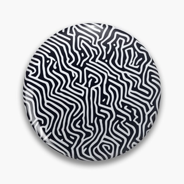 Item preview, Modern Abstract Pattern Black and White designed and sold by DesignCentrum.