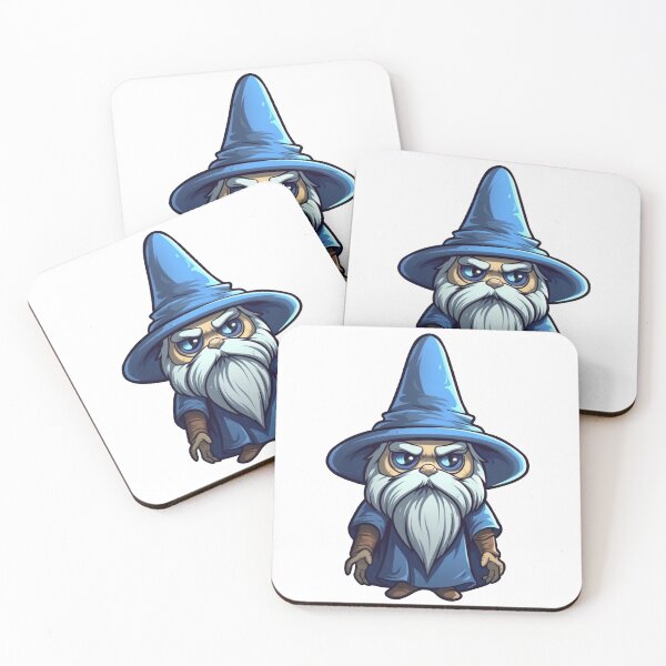 Item preview, angry little wizard sticker designed and sold by TellezStickers.