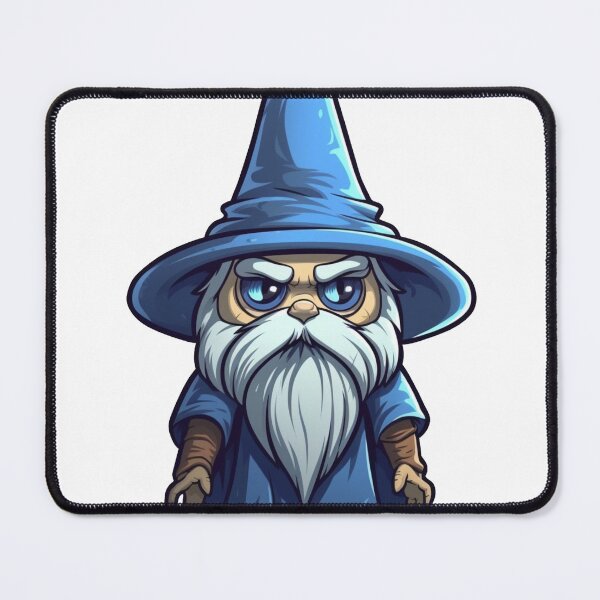 Item preview, angry little wizard sticker designed and sold by TellezStickers.