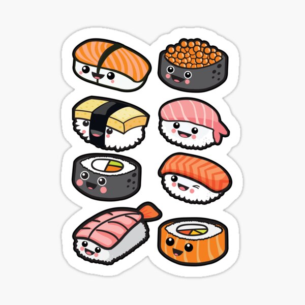 Stickers Japonais Sushi - Osushi's