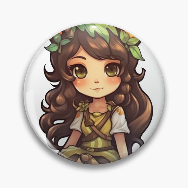 Item preview, dnd female druid sticker designed and sold by TellezStickers.