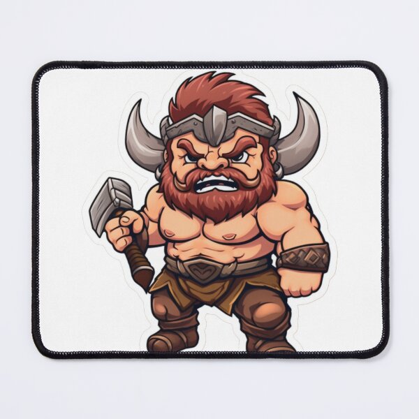 Item preview, dnd barbarian sticker designed and sold by TellezStickers.