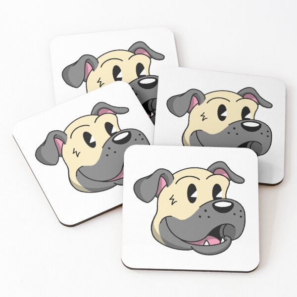 Item preview, Cartoon Pug Dog Art designed and sold by BambinosDeli.
