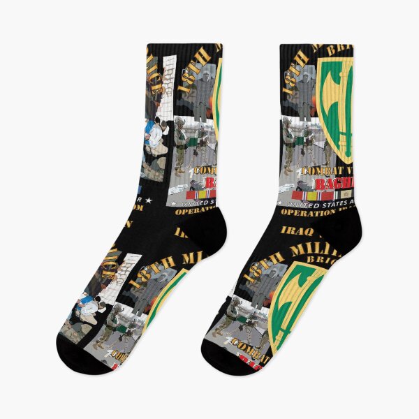 Item preview, Army - 18th MP Bde - Iraq Vet  w  BAGHDAD  OIF 2007–2008 IRAQ SVC Ribbons designed and sold by Military Insignia Products.