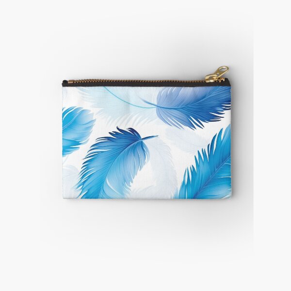 Item preview, Blue elegant feathers pattern designed and sold by AdrianGrosu.