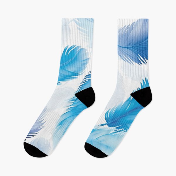 Item preview, Blue elegant feathers pattern designed and sold by AdrianGrosu.