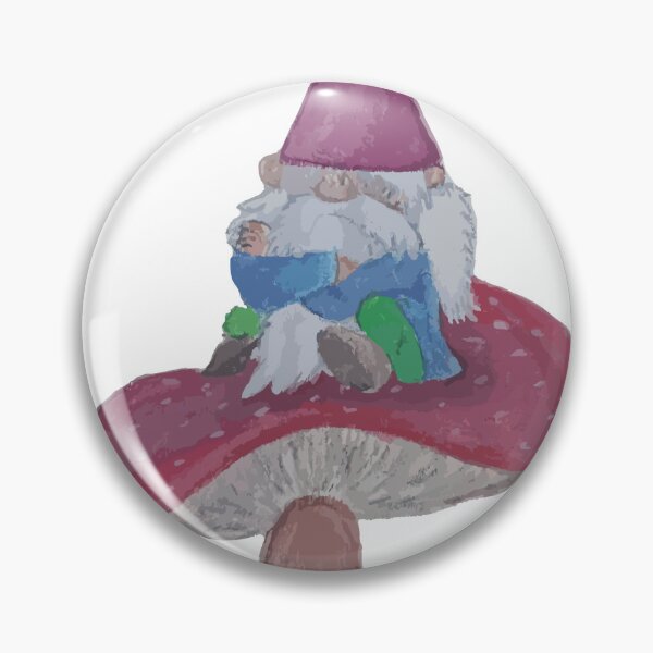 Item preview, Gnome on a mushroom designed and sold by artepau.
