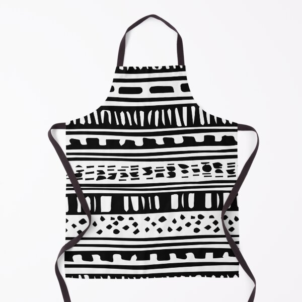 Item preview, Black white border abstract tribal seamless pattern designed and sold by essskina.
