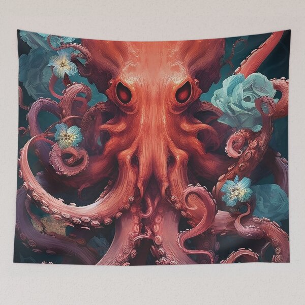 Item preview, Octopus // Illustration designed and sold by KalicoDesignUS.