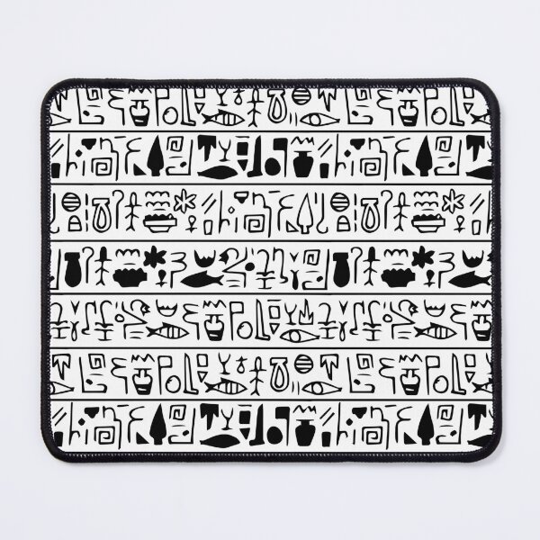 Item preview, Abstract black white egyptian seamless modern pattern designed and sold by essskina.