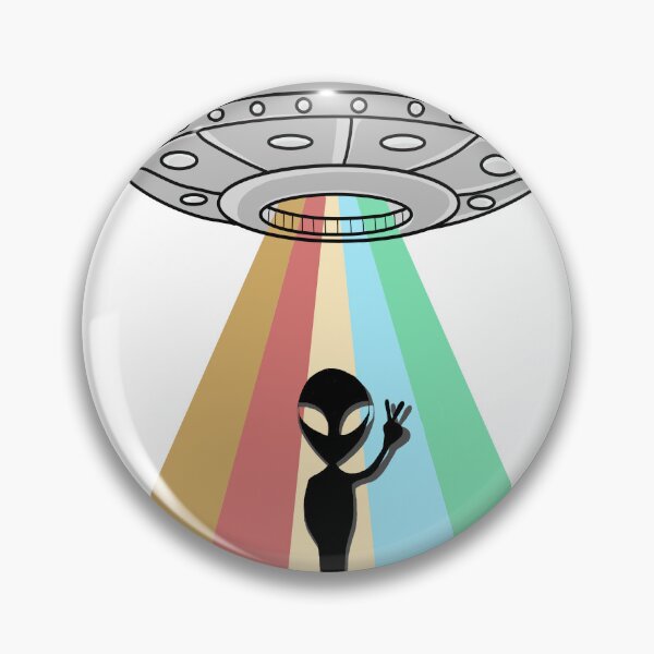 Item preview, Alien UFO Descends To Earth designed and sold by hemp3x.