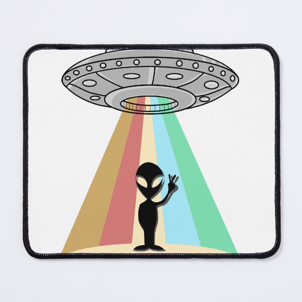 Item preview, Alien UFO Descends To Earth designed and sold by hemp3x.
