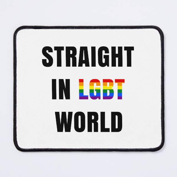 Item preview, Straight in LGBT world - pride month- demon designed and sold by scribbles-23.