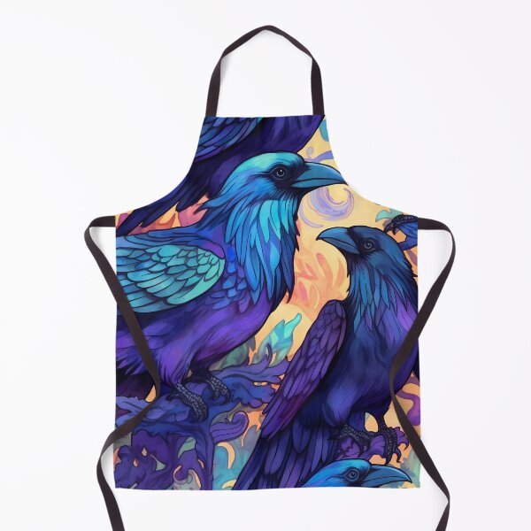 Item preview, Ravens in Colorful Splendor designed and sold by SweetWhiskers.