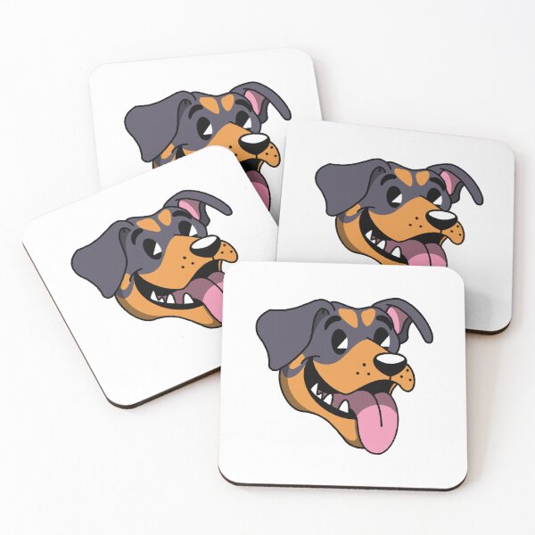 Item preview, Cartoon Rottweiler Dog Art designed and sold by BambinosDeli.