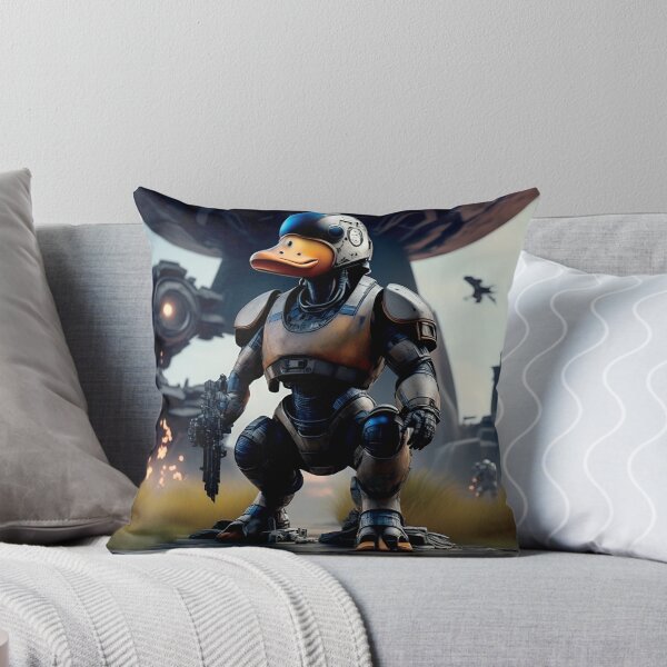 Item preview, Hyperrealistic Portrait of Anthropomorphic Cyber Soldier Duck. - Digital art style designed and sold by PixelSpectrum.
