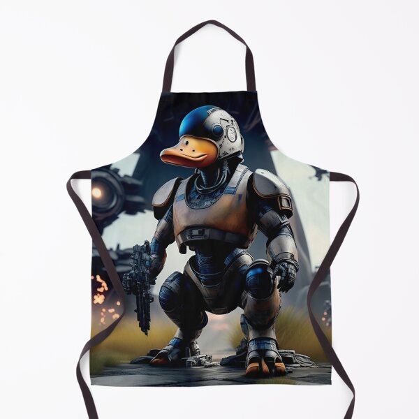 Item preview, Hyperrealistic Portrait of Anthropomorphic Cyber Soldier Duck. - Digital art style designed and sold by PixelSpectrum.