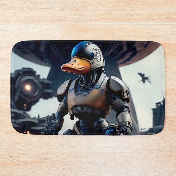 Item preview, Hyperrealistic Portrait of Anthropomorphic Cyber Soldier Duck. - Digital art style designed and sold by PixelSpectrum.
