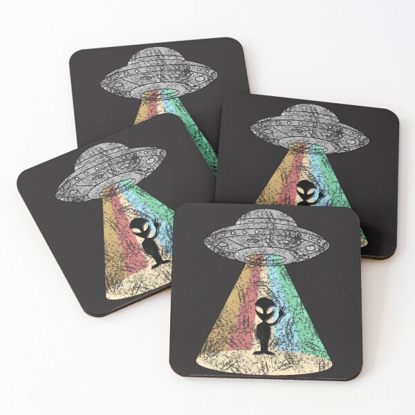 Item preview, Retro UFO Alien Colorful Lover designed and sold by hemp3x.