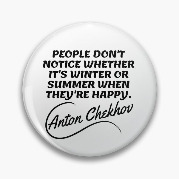 Item preview, Anton Chekhov Quotes - Happy 2 designed and sold by Writer Quotes.