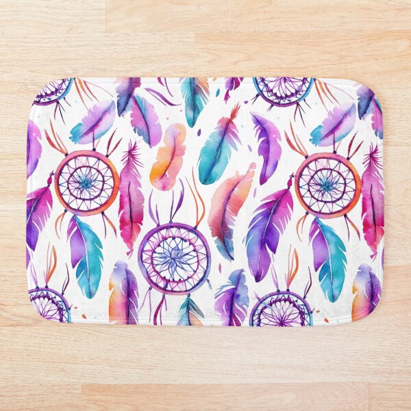 Aperçu de l'œuvre Motif attrape-rêves aquarelle créée et vendue par PatternStudios.
