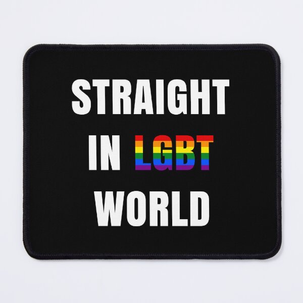 Item preview, Straight in LGBT world - pride month- demon designed and sold by scribbles-23.