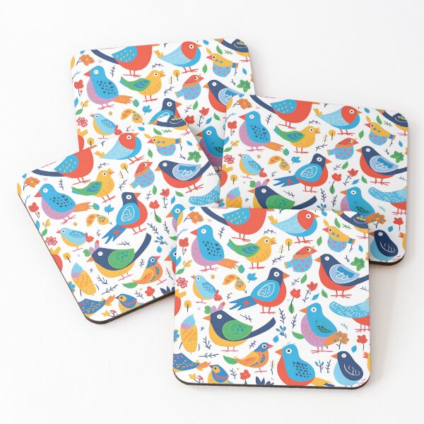 Artikelvorschau, Funny Colorful Cartoon Birds entworfen und verkauft von AdrianGrosu.