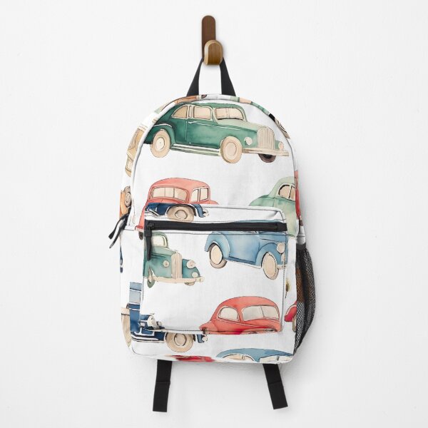 Item preview, Watercolour Vintage Cars Pattern designed and sold by PatternStudios.
