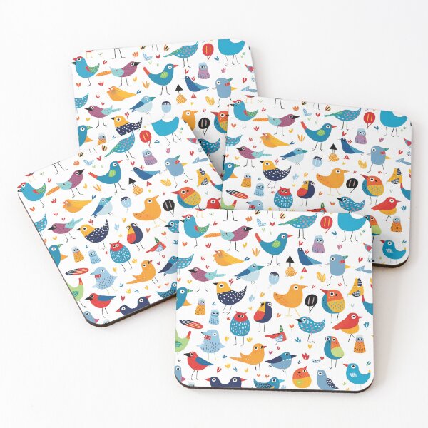 Artikelvorschau, Funny Colorful Cartoon Birds entworfen und verkauft von AdrianGrosu.