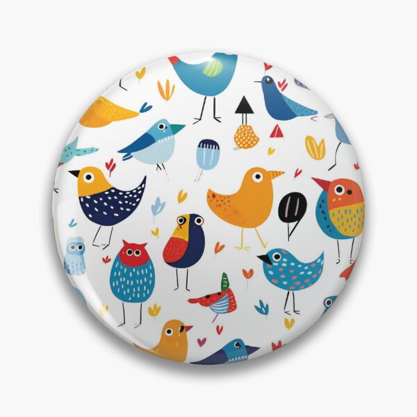 Artikelvorschau, Funny Colorful Cartoon Birds entworfen und verkauft von AdrianGrosu.