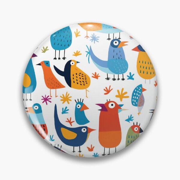 Artikelvorschau, Funny Colorful Cartoon Birds entworfen und verkauft von AdrianGrosu.