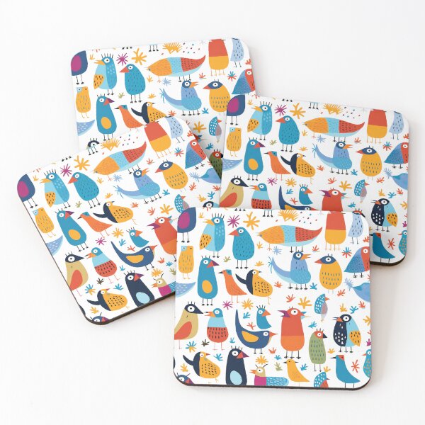 Artikelvorschau, Funny Colorful Cartoon Birds entworfen und verkauft von AdrianGrosu.
