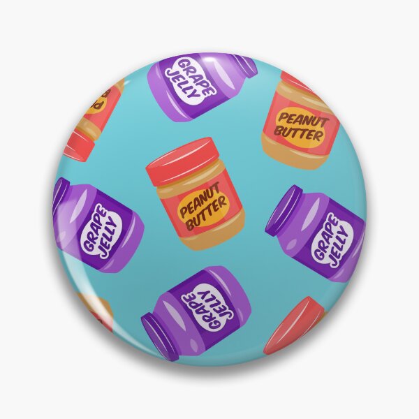 Item preview, peanut butter and jelly jars - teal designed and sold by littlearrow.