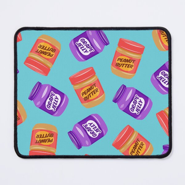 Item preview, peanut butter and jelly jars - teal designed and sold by littlearrow.