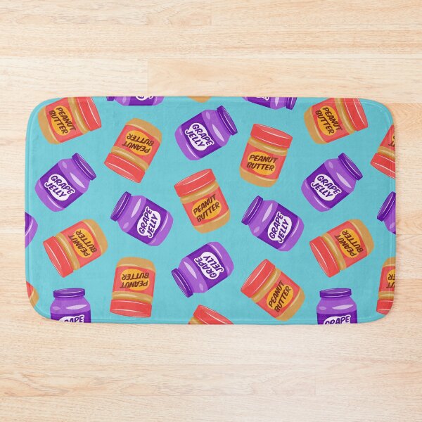Item preview, peanut butter and jelly jars - teal designed and sold by littlearrow.