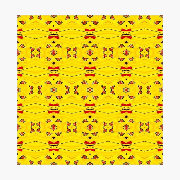 pattern, design, tracery, weave Photographic Print