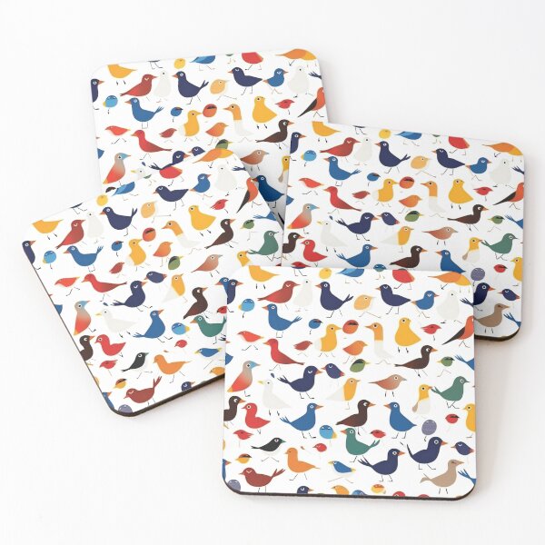 Artikelvorschau, Funny Colorful Cartoon Birds entworfen und verkauft von AdrianGrosu.