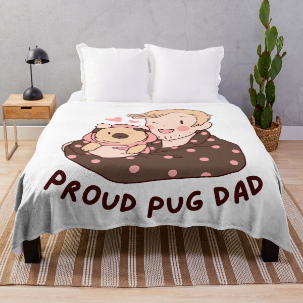 Item preview, Proud Pug Dad I designed and sold by MadeByBeata.
