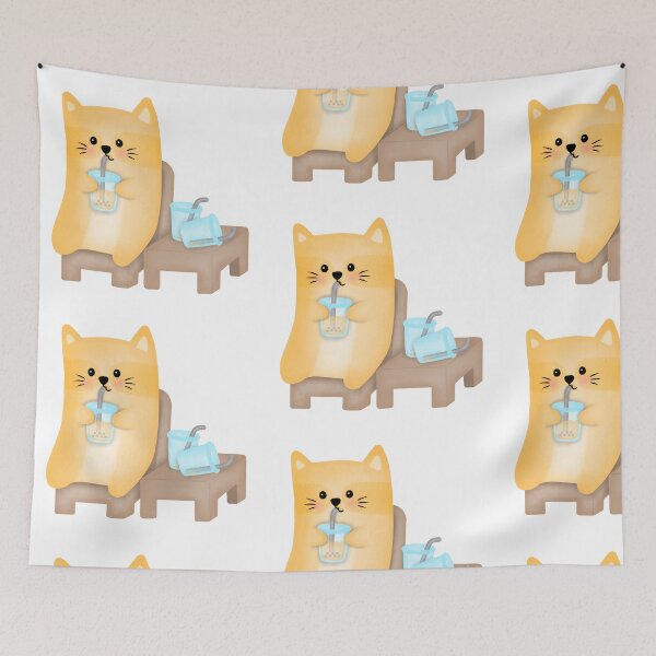 Item preview, Boba Kitty designed and sold by Niftylife.