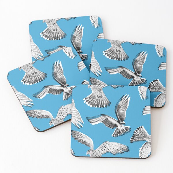 Item preview, Birds of prey in cyan designed and sold by EvgeniaDrouga.