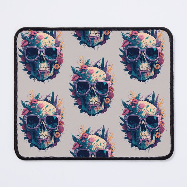 Item preview, Flower Decorated Skull designed and sold by Ekramul Haque.