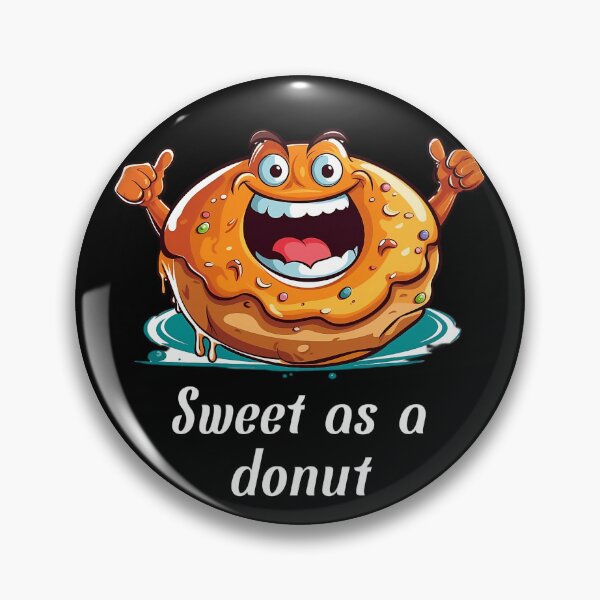 Item preview, Cartoon-style Donut - "Sweet as a Donut" designed and sold by SADStyleDesigns.