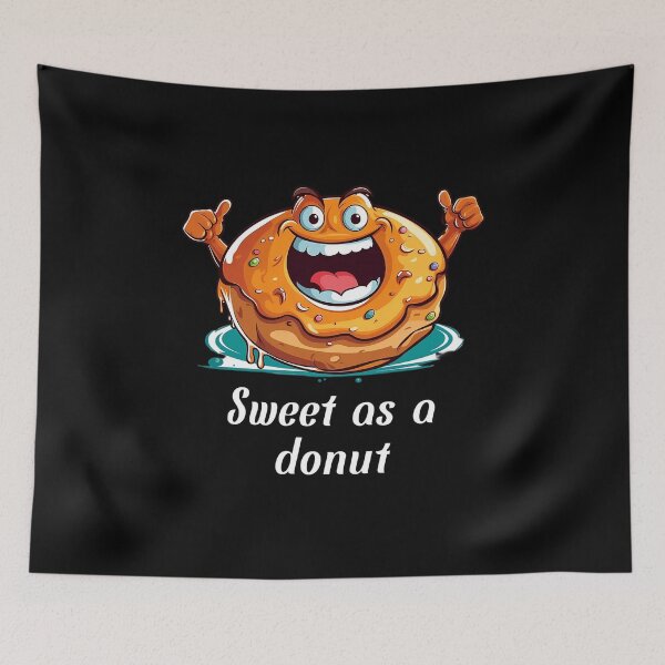 Item preview, Cartoon-style Donut - "Sweet as a Donut" designed and sold by SADStyleDesigns.