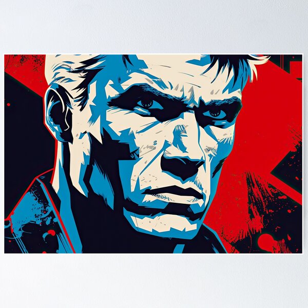 Dolph Lundgren "Warrior's Palette" Poster