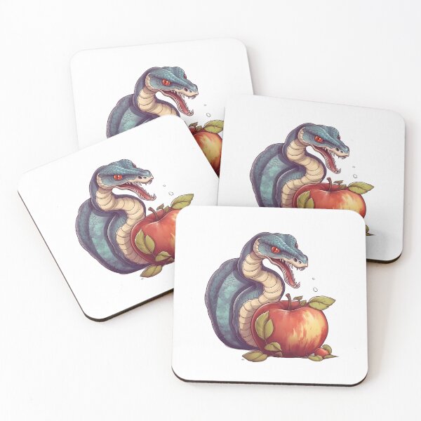 Item preview, Snake Eating an Apple designed and sold by CartoonTshirts1.