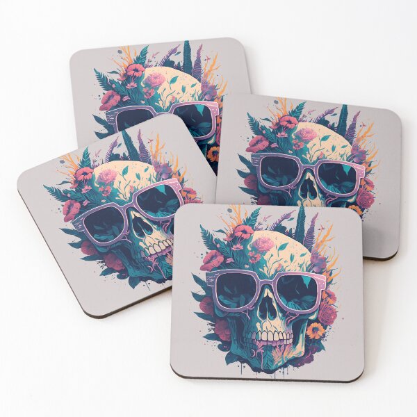 Item preview, Flower Decorated Skull designed and sold by Ekramul Haque.