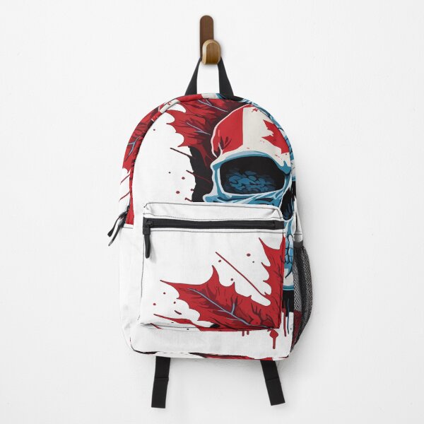 Item preview, Canadian flag skull designed and sold by malkeetart.