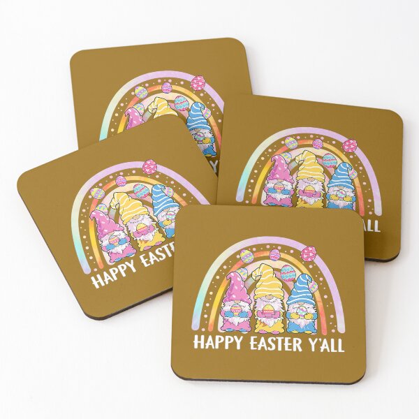 Item preview, Funny Happy Easter Y'all Rainbow Funny Gnome 	 	 		 designed and sold by peeipmjf66.