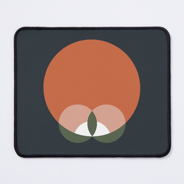 Item preview, [ W-THI ] Cozy Circle of Sunset Behide the Tree on the Green Grass; Minimal Abstract Vectors & Geometry designed and sold by Warit THI.
